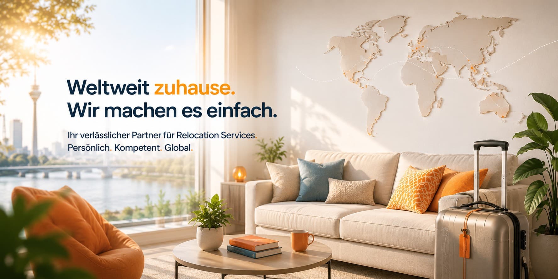Weltweit zuhause – Relocation Services in Düsseldorf: persönlich, kompetent, global